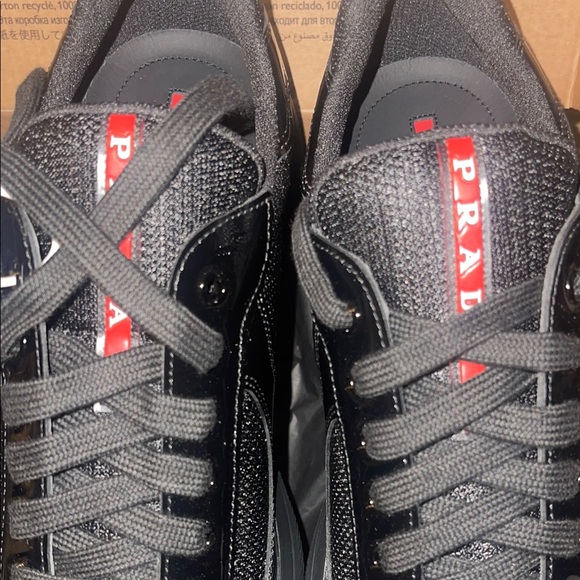 Prada Men's Black Sneakers - Picture 4 of 9